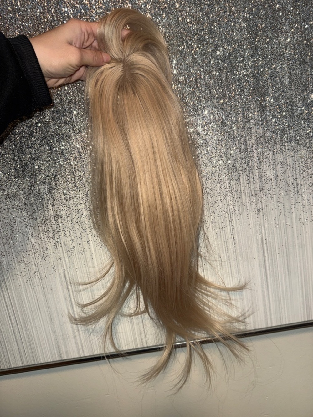 Blonde Women's Hair Topper Clip-In - Natural Light Blonde